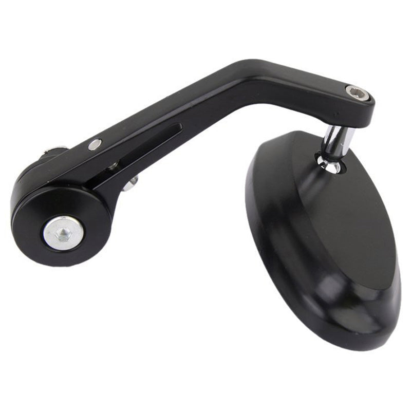 TOXIC HANDLEBAR END MIRROR OVAL BLACK (PR) 029765
