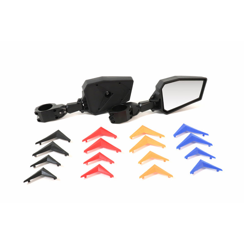 TOXIC SIDE MIRROR KITS - SPORT - ROUND TUBE 029812