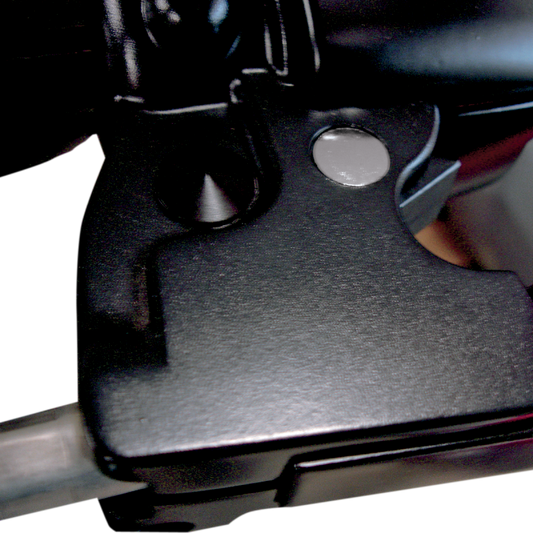 JOKER MACHINE MIRROR HOLE PLUG BLACK 03-022B