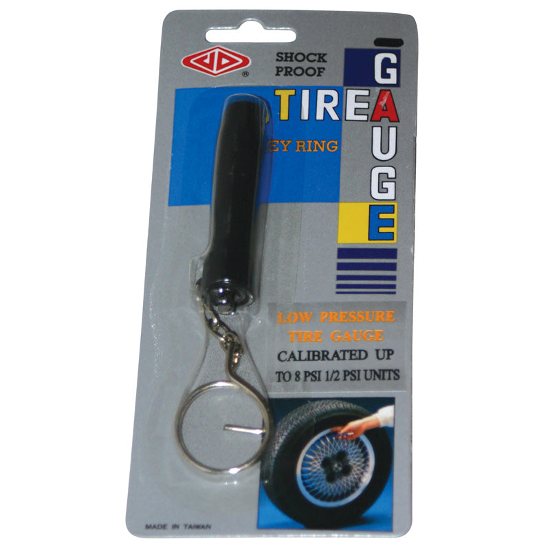 ITL LOW PRESSURE GAUGE 1-8 PSI BLACK PLASTIC. 030530