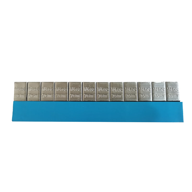 ITL LEAD ADHESIVE WEIGHT GREY 1/4OZ X 12=48 STRIP 030687