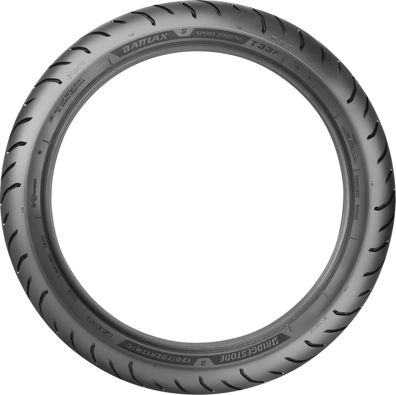 BRIDGESTONE TIRE T33 120/70ZR17 58W 20068