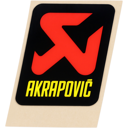 AKRAPOVIC VERTICAL STICKER 57X60MM H/R AKRAPOVIC P-VST3PO