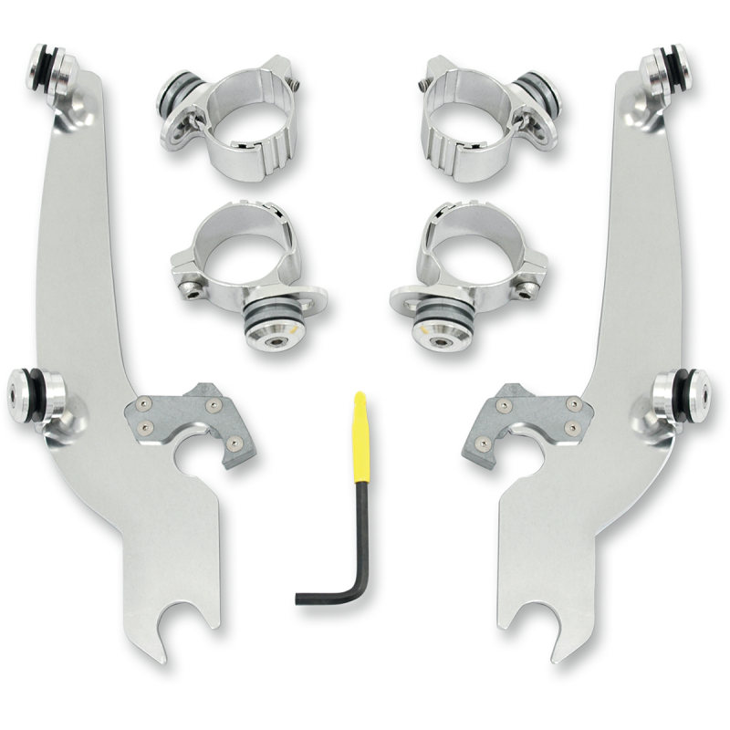MEMPHIS SHADES METRIC 14-15 BOLT S/S MNT KIT POLISH MEK1992