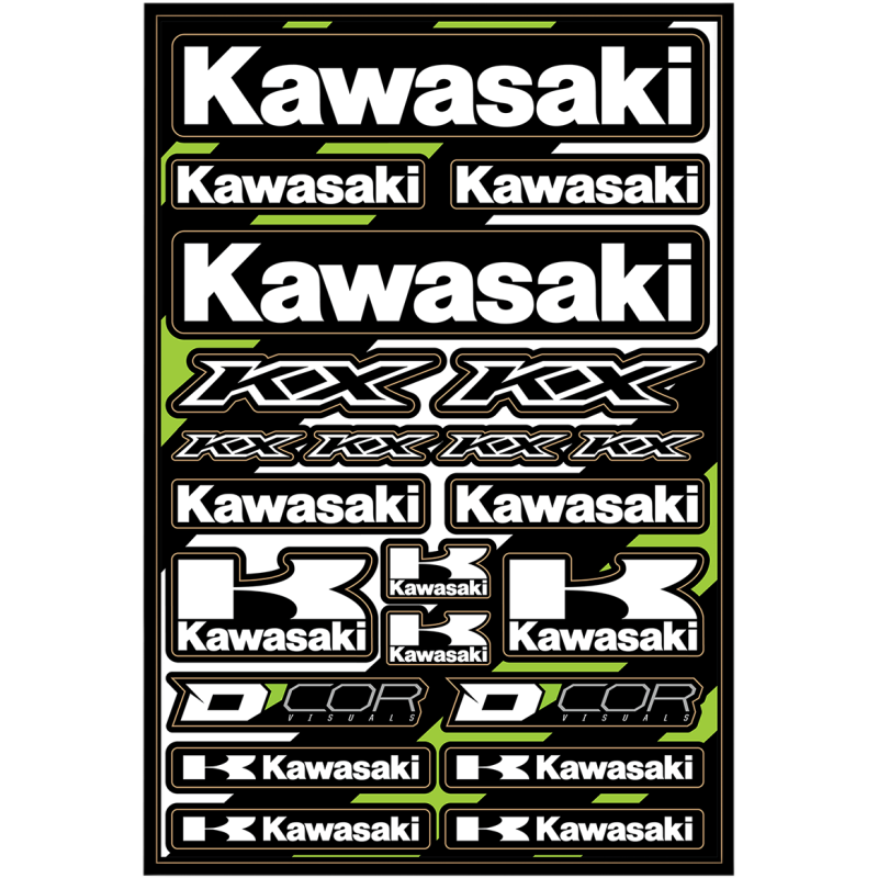 D'COR VISUALS DECAL SHEET KAW COR2 40-20-101