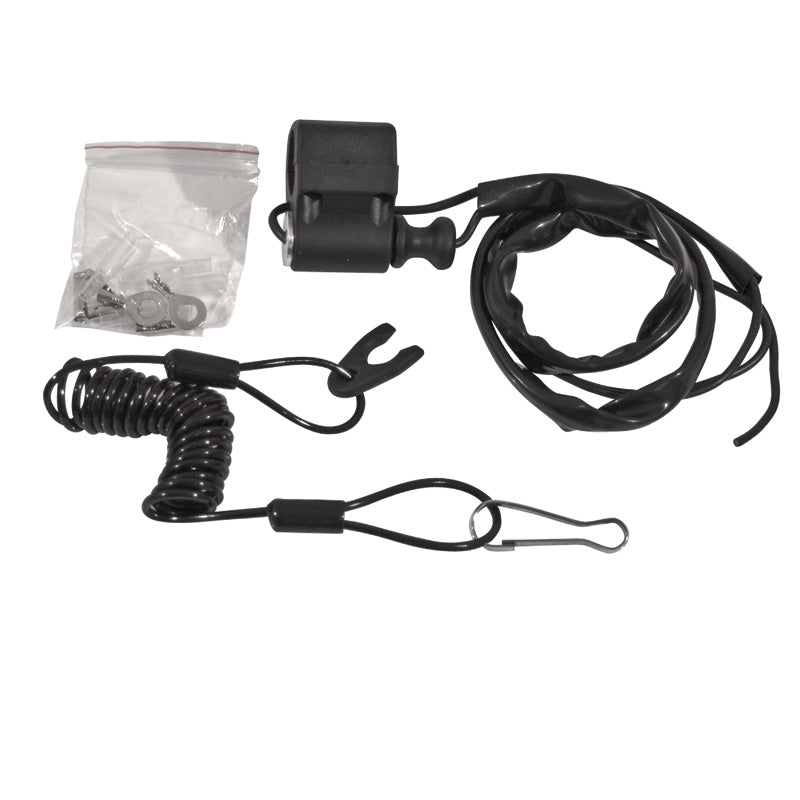 ITL RACER'S KILL SWITCH CORD BLACK (038-0090) 49-14011