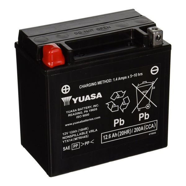 YUASA YTX14-F/A YUASA BATTERY YUAM7RH4S