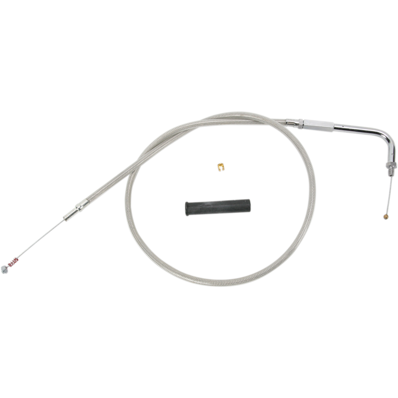DRAG SPECIALTIES 81-89 S/STEEL IDLE CABLE 5340536B