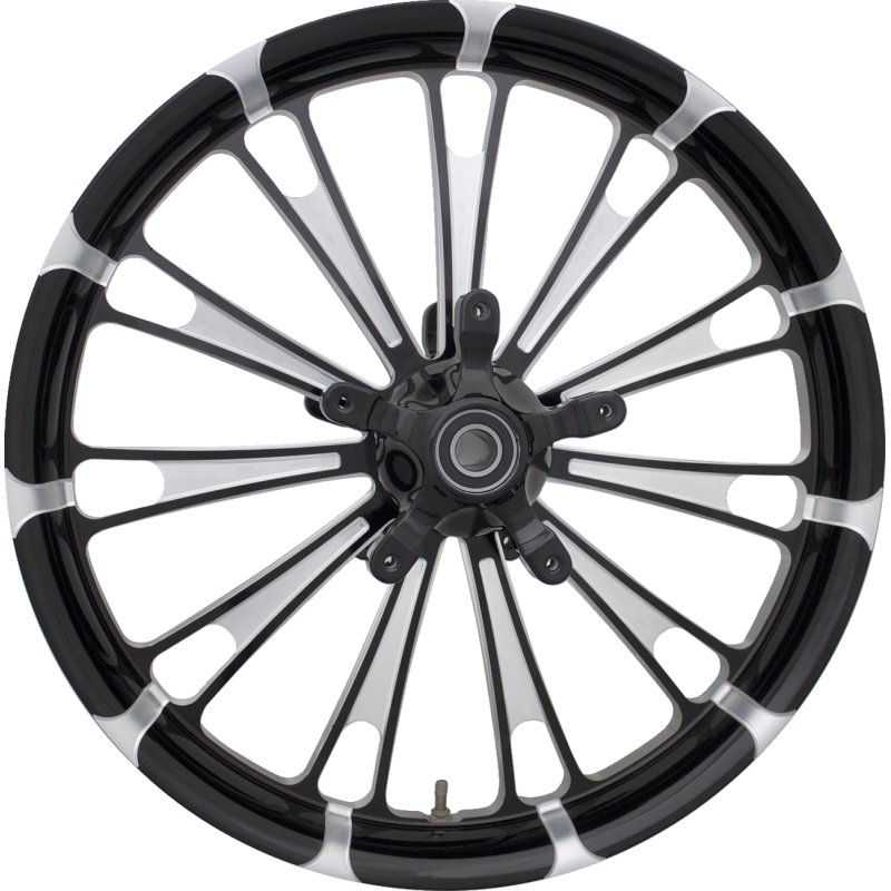 COASTAL MOTO FORGED FUEL FRONT BLACK 21X3.5 NABS 08-19 FLHT 1502-FUL-213-BC