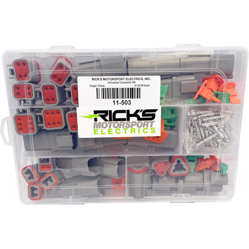 RICK'S MOTORSPORT ELECTRIC UNIVERSAL CONNECTOR KIT - DEUTSCH STYLE 11-503
