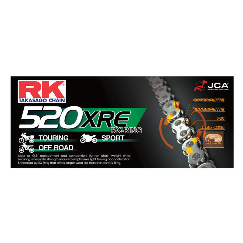 RK 520XRE CHAIN 100L-RL STEEL 520XRE-100