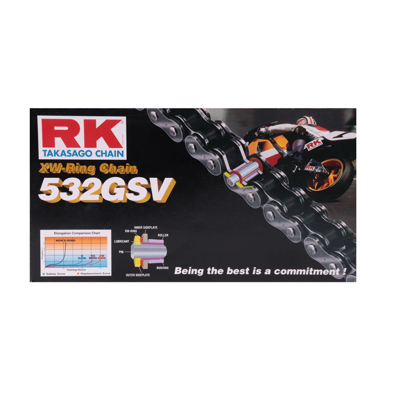 RK PRO GSV XW-RING 532GSV CHAIN 110L-RL STEEL 532GSV-110