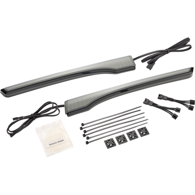 CIRO LLC LIGHT SPAR SIDE TOURING TRUNK INDIAN BLK W/LIGHT SMK LENS 46511
