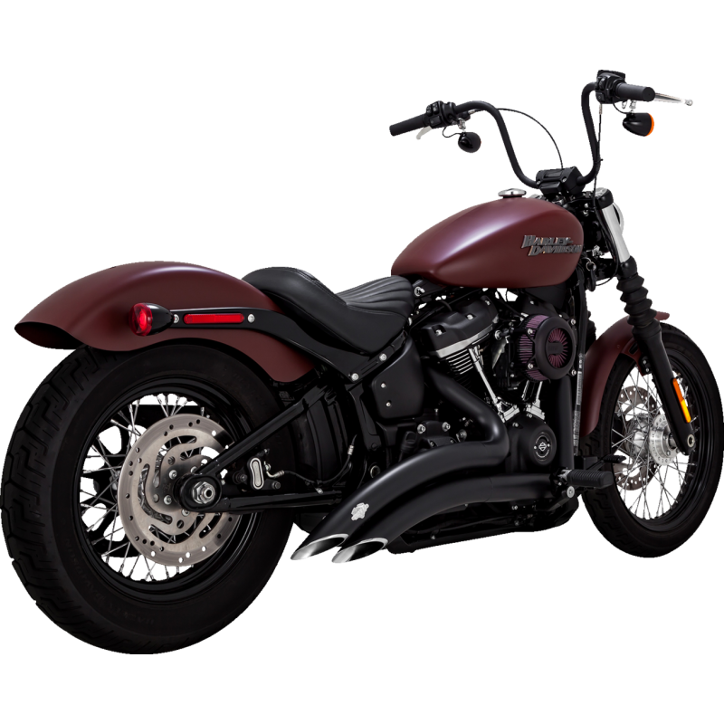 VANCE & HINES EXHAUST BIG RADIUS BLK PCX 18+ST 46377