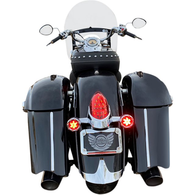 CUSTOM DYNAMICS LIGHT LED BLTRNG CHR/RED PB-BR-RR-IND-CR