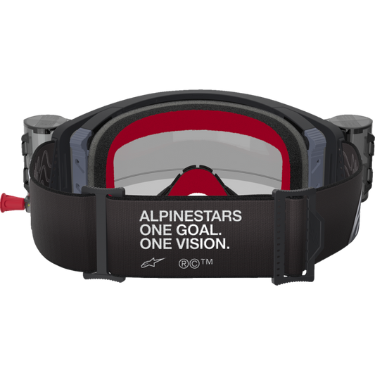 ALPINESTARS GOGGLES GOGGLE STECH CORP BLK/GRY/CLR ROLL-OFF 5100425-1518