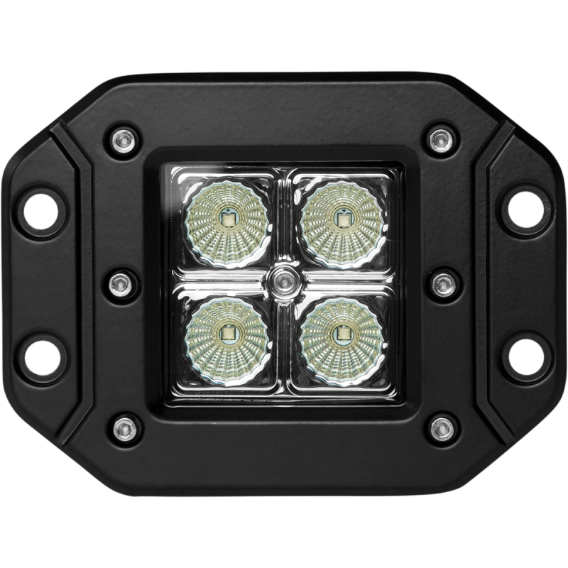 SPEED DEMON LED - WORK LIGHT - 16W - 4PK FLUSH MOUNT - FLOOD - BLACK OPS 10-20036