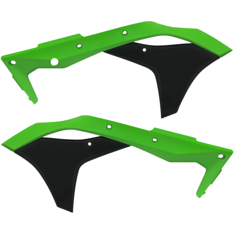 ACERBIS RADIATOR SHROUD- KX250FGREEN/BLACK 2630611089