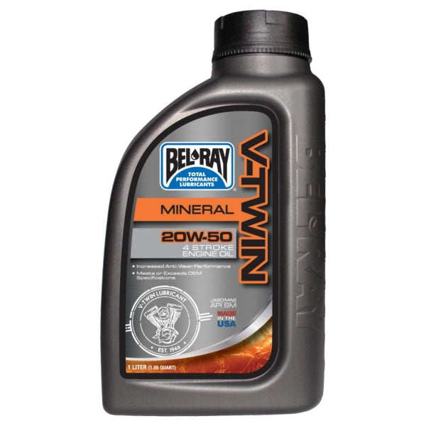BEL-RAY ENGINE OIL V-TWIN 20W50 1L BEL-RAY 301829150160