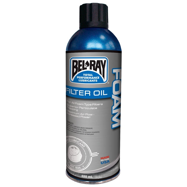 BEL-RAY FOAM FILTER OIL 400ML BEL-RAY 301128150285
