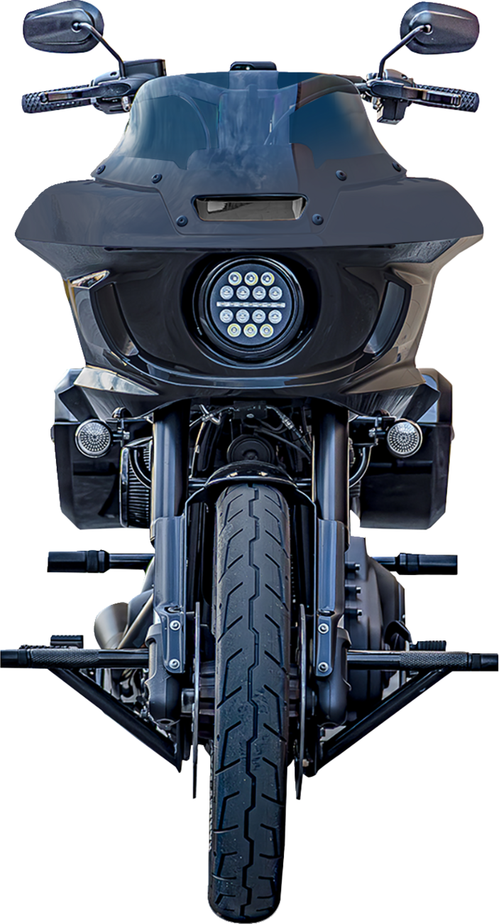 BURLY BRAND FRONT BRAWLER KIT - BLACK - M8 SOFTAIL B10-3018B