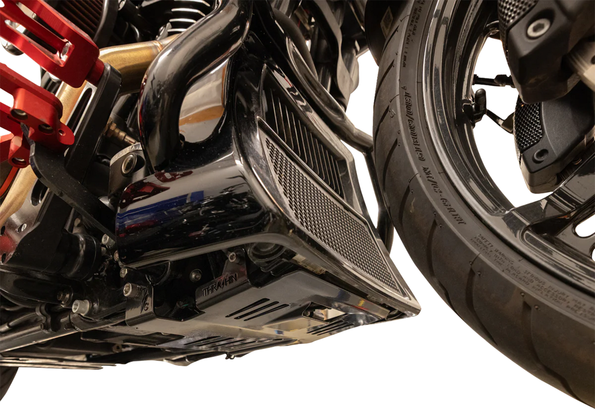 THRASHIN SUPPLY CO. SKID PLATE TOURING M8 BLK TSC-3037-1