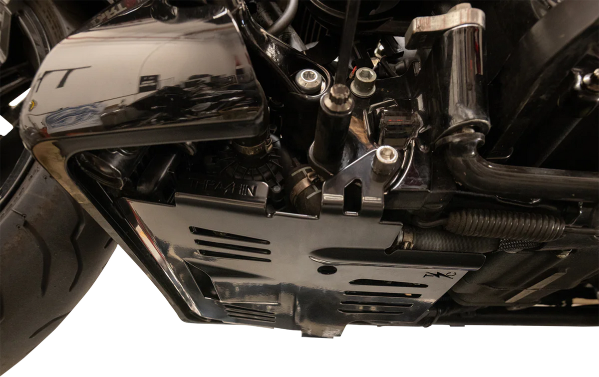 THRASHIN SUPPLY CO. SKID PLATE TOURING M8 BLK TSC-3037-1