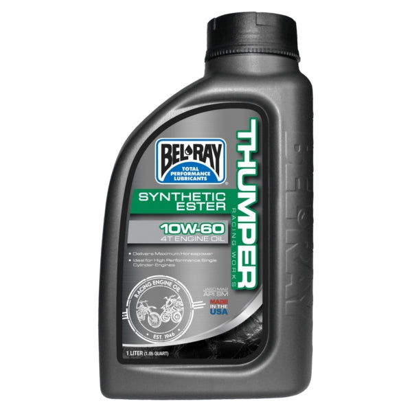 BEL-RAY ENGINE OIL THUMPER 10W60 1L SYNT 301725150160