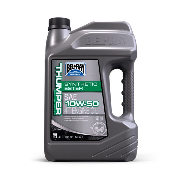 BEL-RAY ENGINE OIL THUMPER 10W50 4L SYNT 301724150185