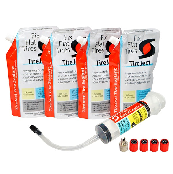 TIREJECT TIRE PROTECT KIT 80OZ 4 TIRES UP 32X11 759195977344