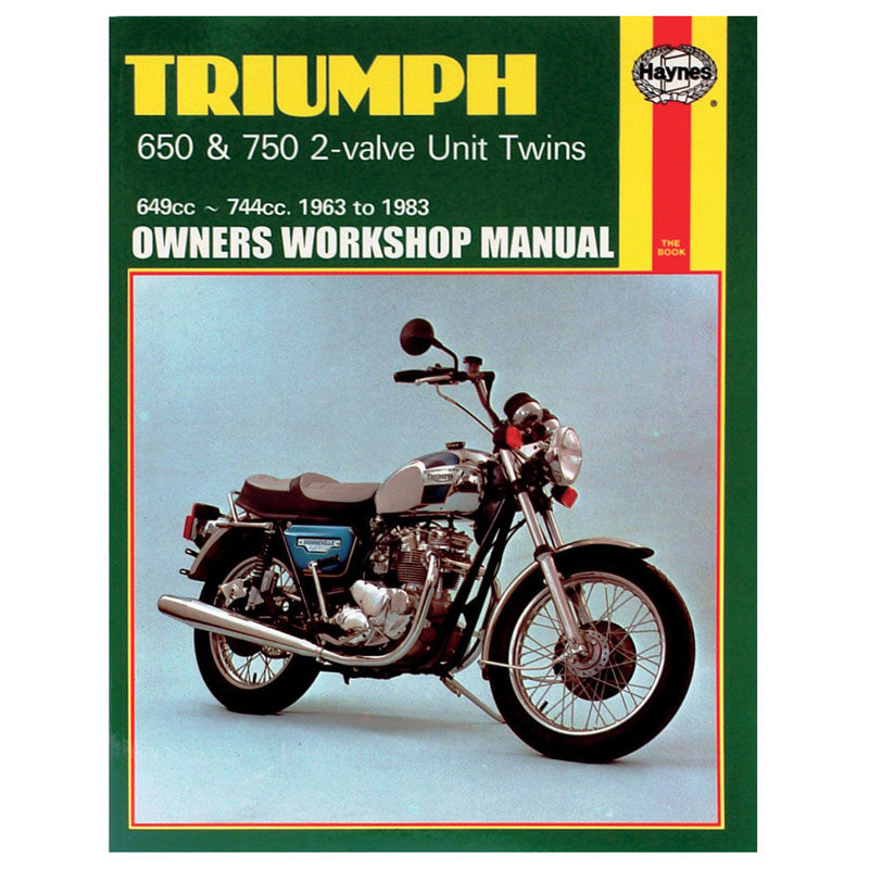 HAYNES HAYNES TRIUMPH 650AMP;750 2-VALVE UNIT TWINS 63- M122