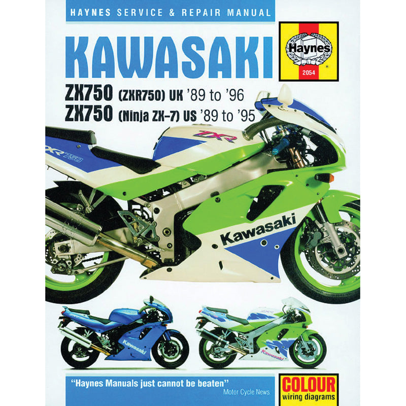 HAYNES KAW ZX750 NINJA (ZX7 ZX-7R) 89-96 HAYNES. M2054