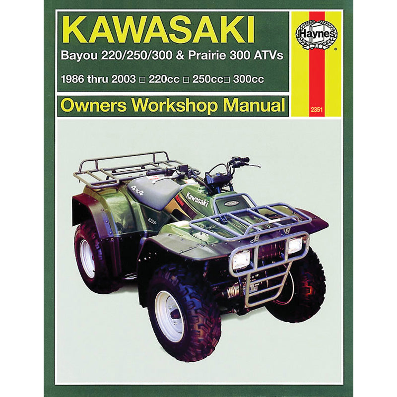 HAYNES KAW KLF220/250/300/KVF300 86-03 HAYNES. M2351