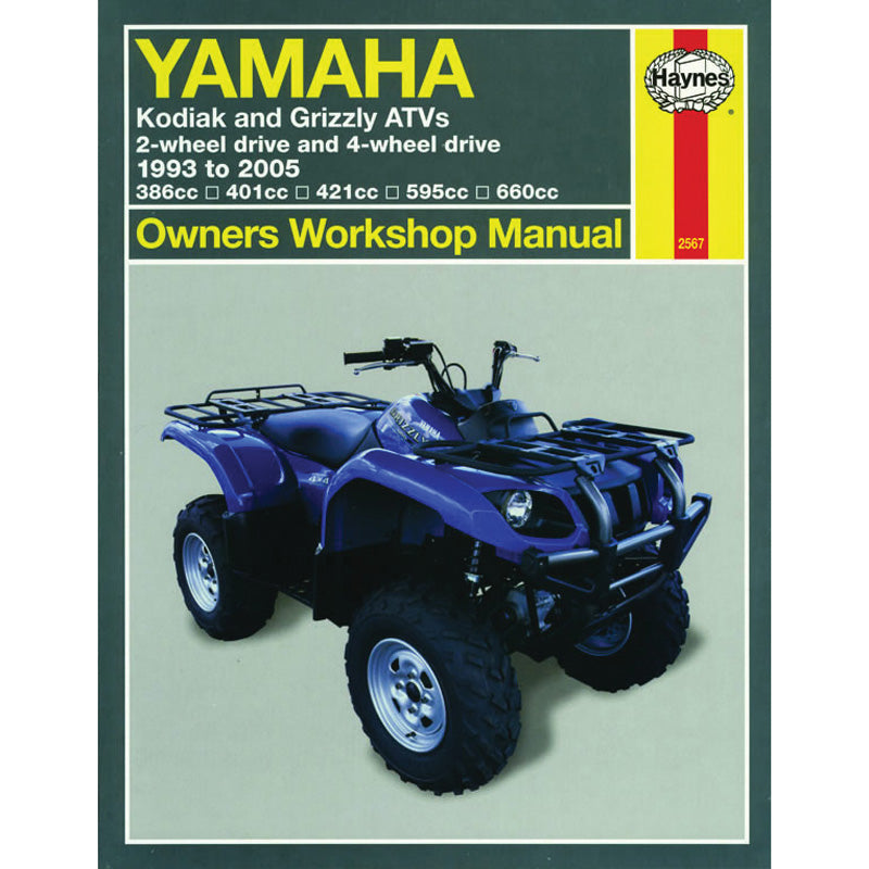 HAYNES YAMAHA KODIAK  GRIZZLY ATV 93-05. M2567