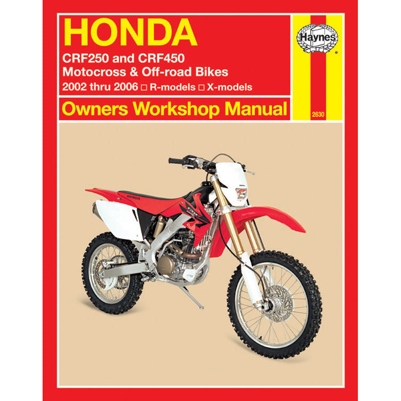 HAYNES HONDA CRF250  CRF450 02-06 HAYNES. M2630
