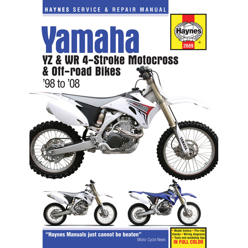 HAYNES YAMAHA 4-STROKE MOTOCROSS 98-08 M2689