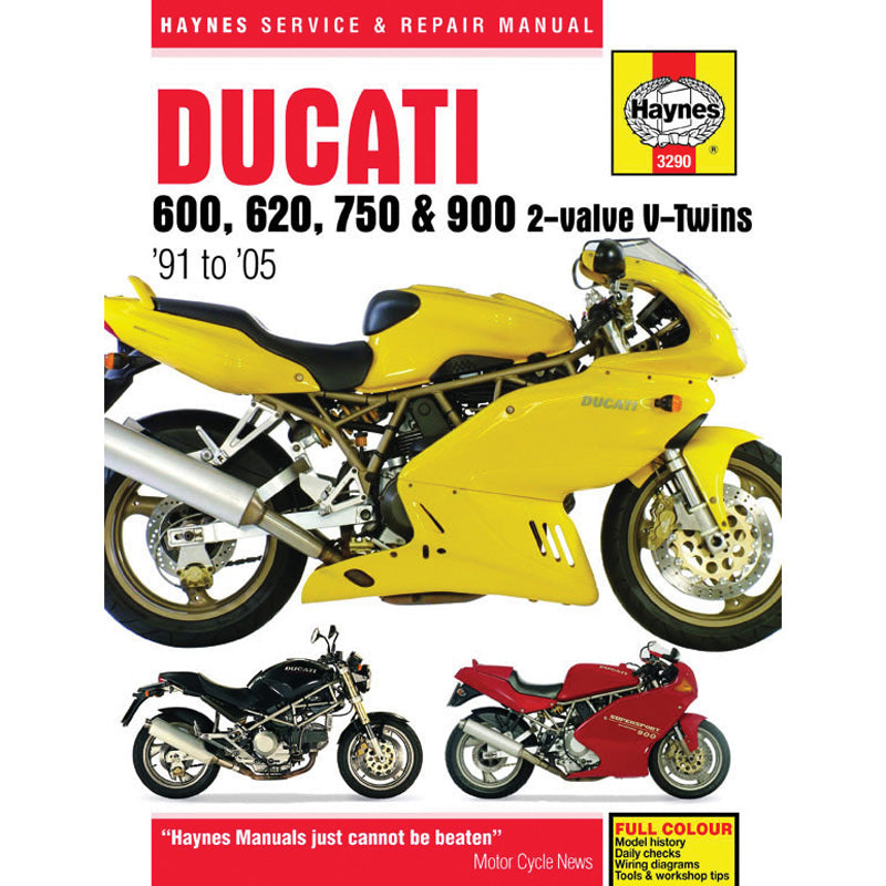 HAYNES HAYNES MANUAL DELUXE DUCATI V2 600/750/900 91-96. M3290