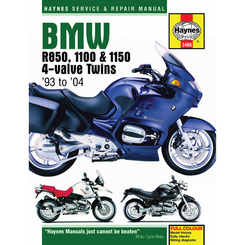 HAYNES HAYNES MANUAL DELUXE BMW R850/1100/1150 93-04 M3466