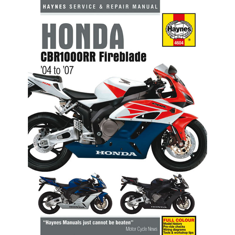 HAYNES HAYNES DELUXE MANUAL HON CBR1000RR 04-06 M4604