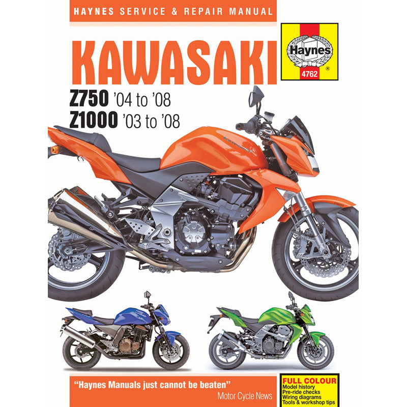 HAYNES HAYNES KAWA ZR750L/L/M 04-08ZR1000A/B/C 03-08. M4762