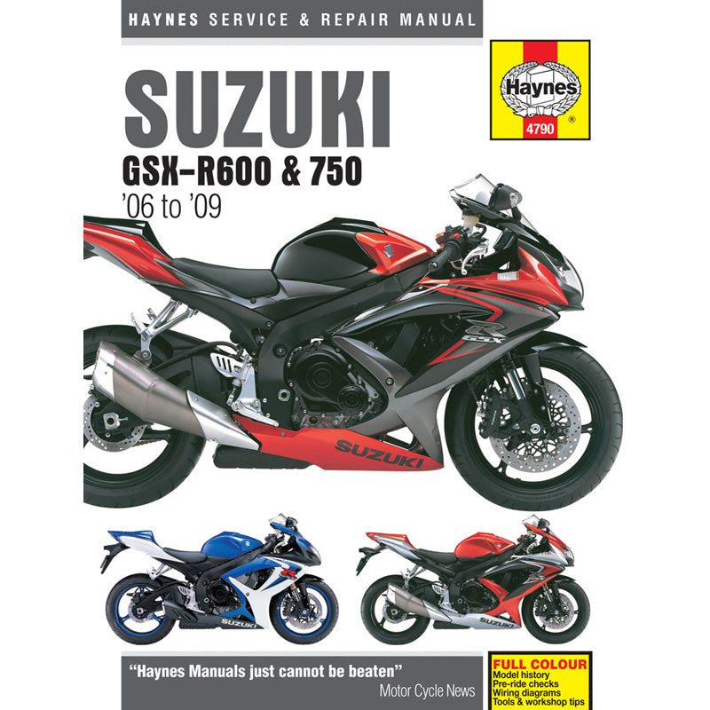 HAYNES MANUEL HAYNES SUZUKI GSX-R 600/750 06-09 M4790