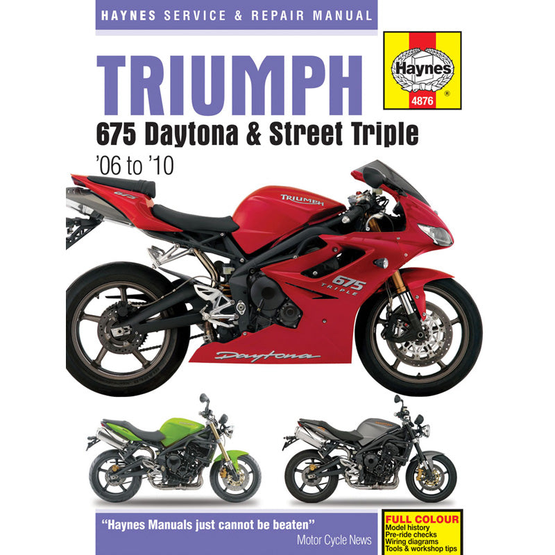 HAYNES HAYNES TRIUMPH 675 DAYTONA  STREET TRIPLE M4876