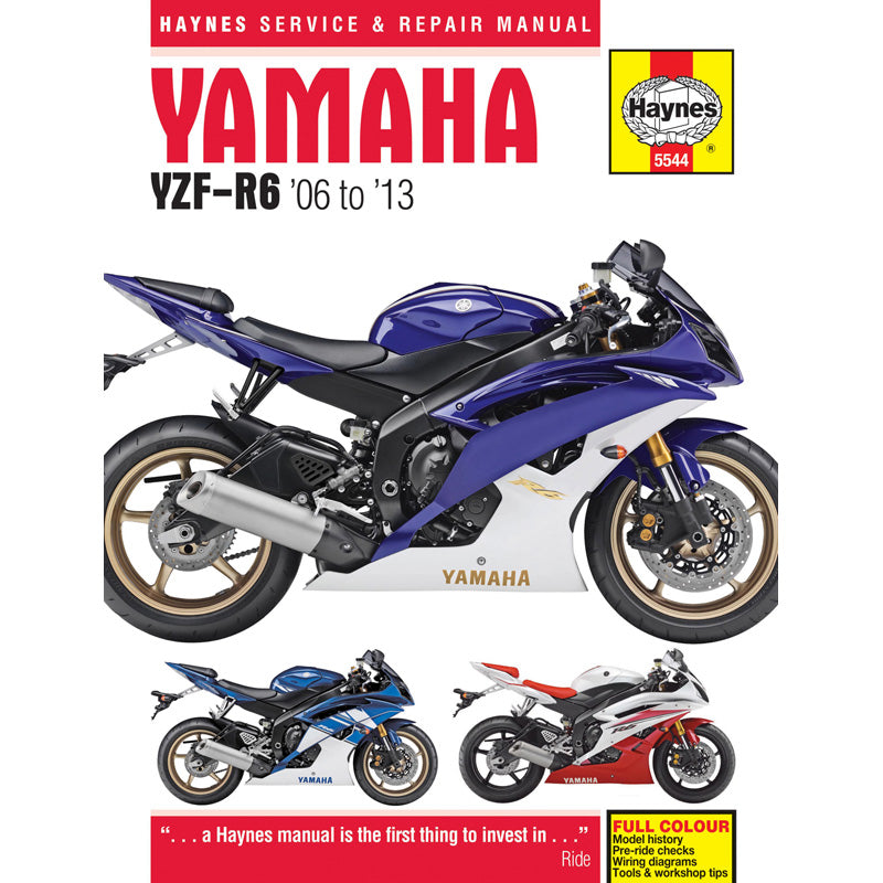 HAYNES HAYNES MANUAL DELUXE YAM YZF-R6 06-12 M5544
