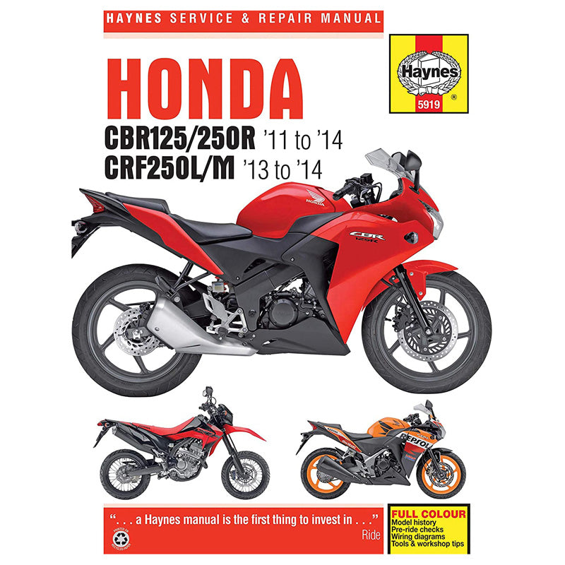 HAYNES MANUEL HAYNES DELUXE CBR125/250 11-14 M5919