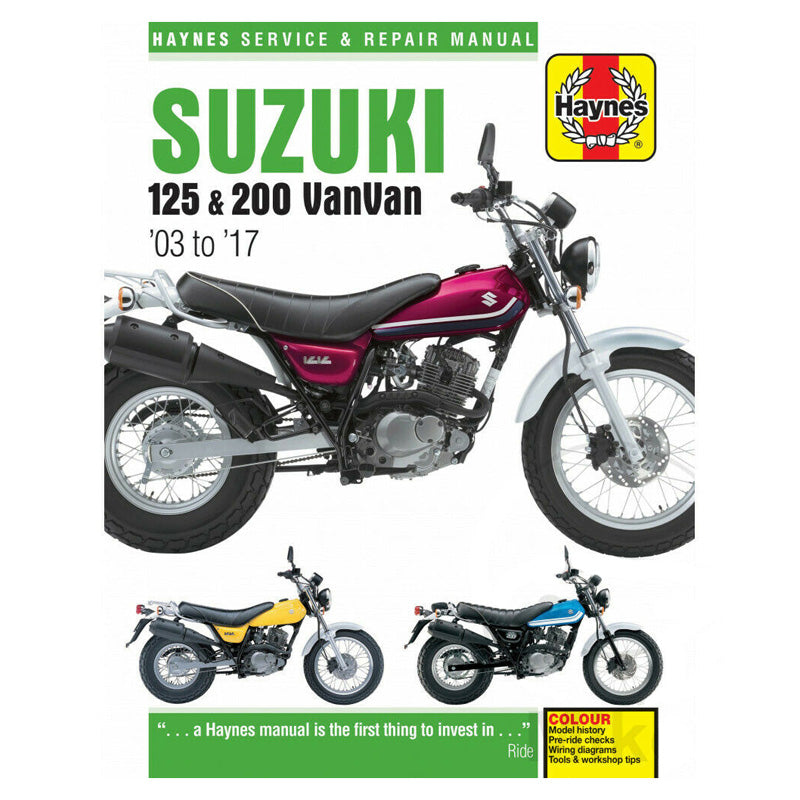 HAYNES HAYNES SUZUKI VANVAN 200 2017 M6355