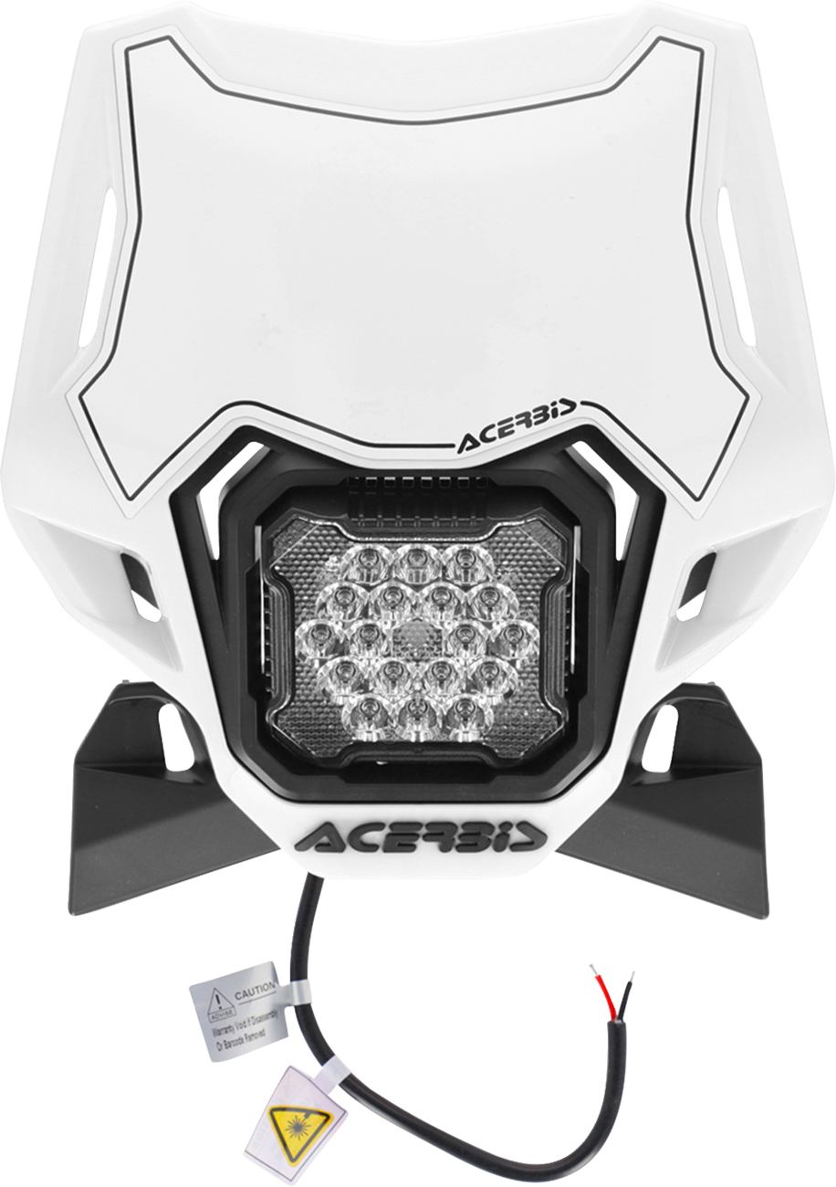 ACERBIS HEADLIGHT- VSL LUMEN-X WH/BK 2987941035