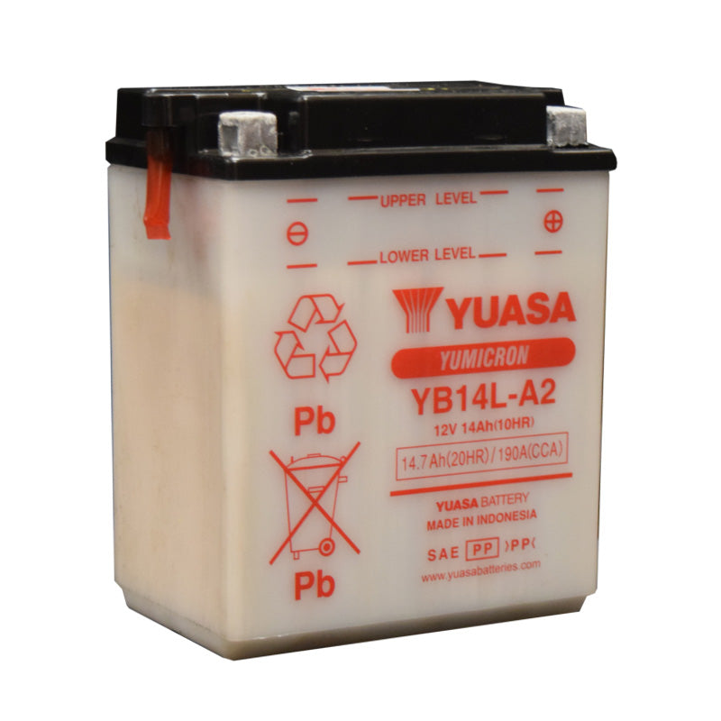 YUASA YB14L-A2     YUASA EXIDE U.S.A. YB14L-A2