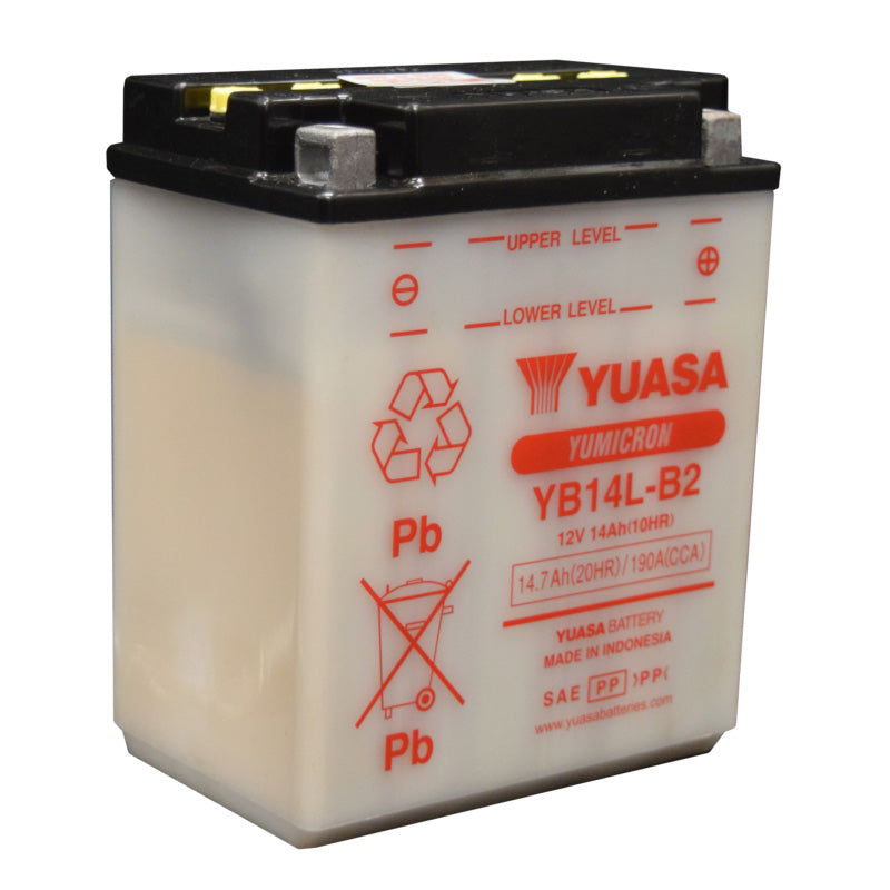 YUASA YB14L-B2     YUASA EXIDE U.S.A. YB14L-B2
