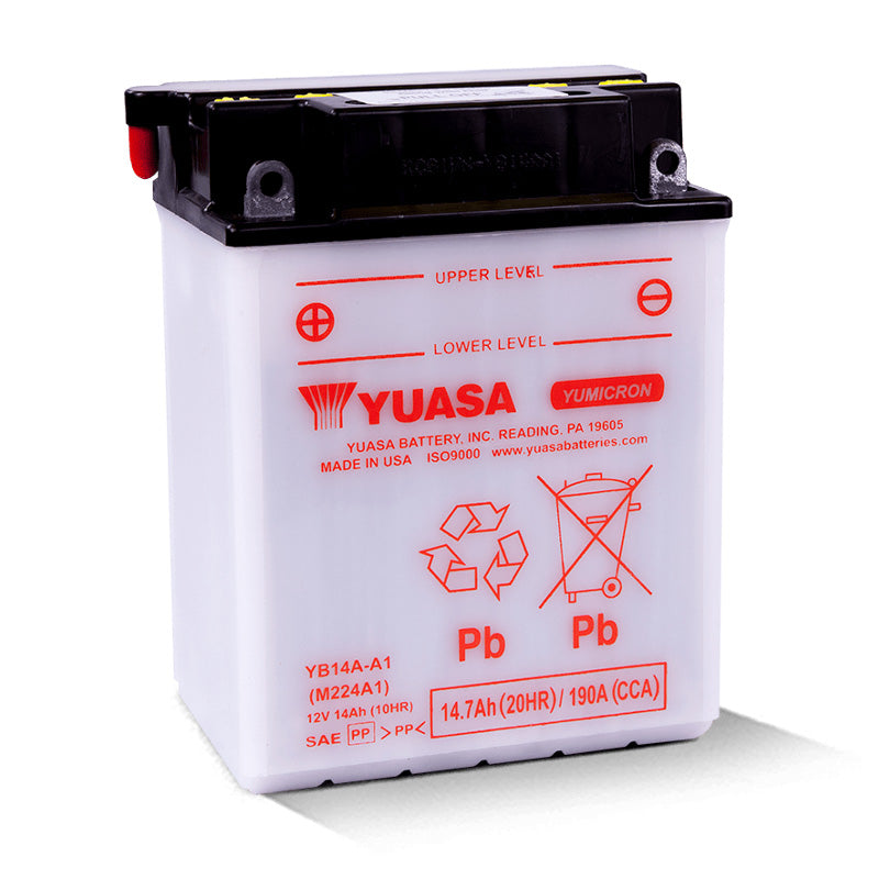 YUASA YB14A-A1     YUASA U.S.A. YB14A-A1