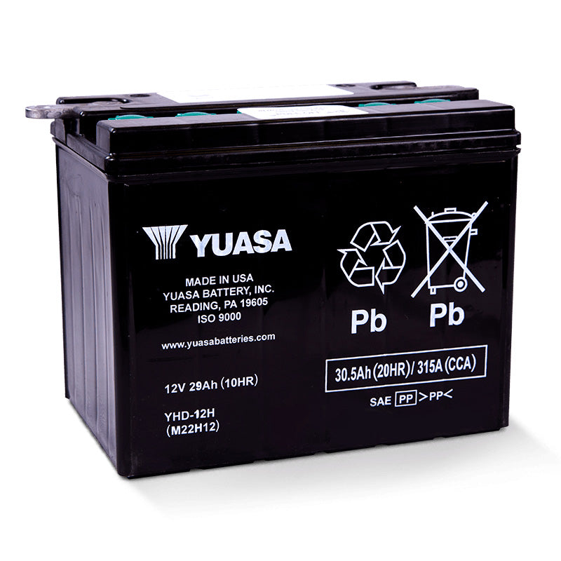 YUASA YHD-12H HARLEY    YUASA U.S.A. YHD-12